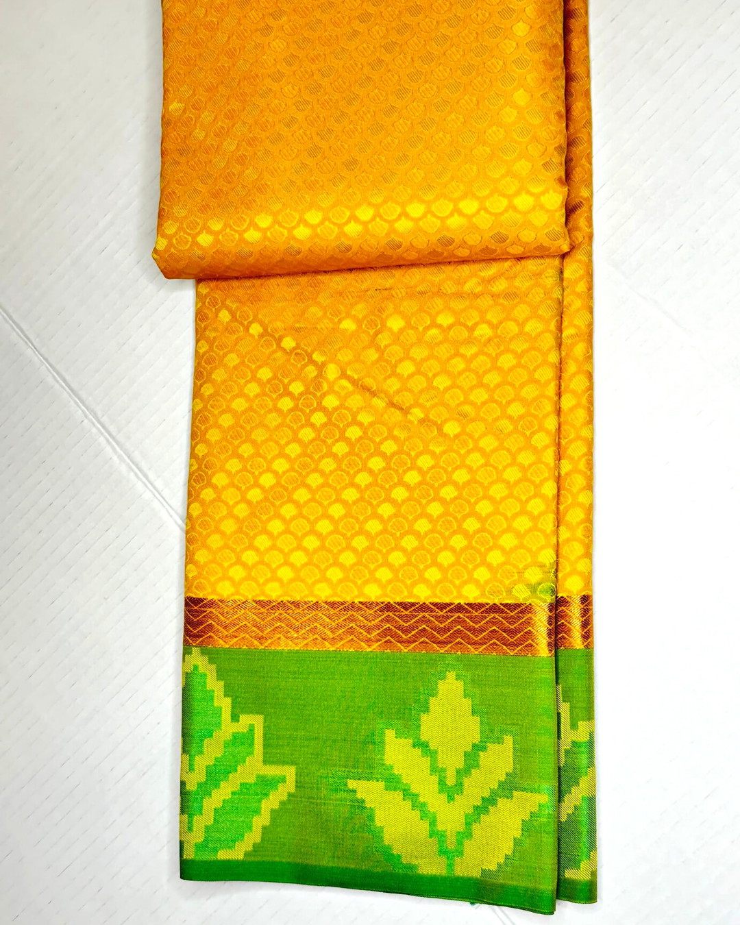 Semi-silk Kanchipuram saree