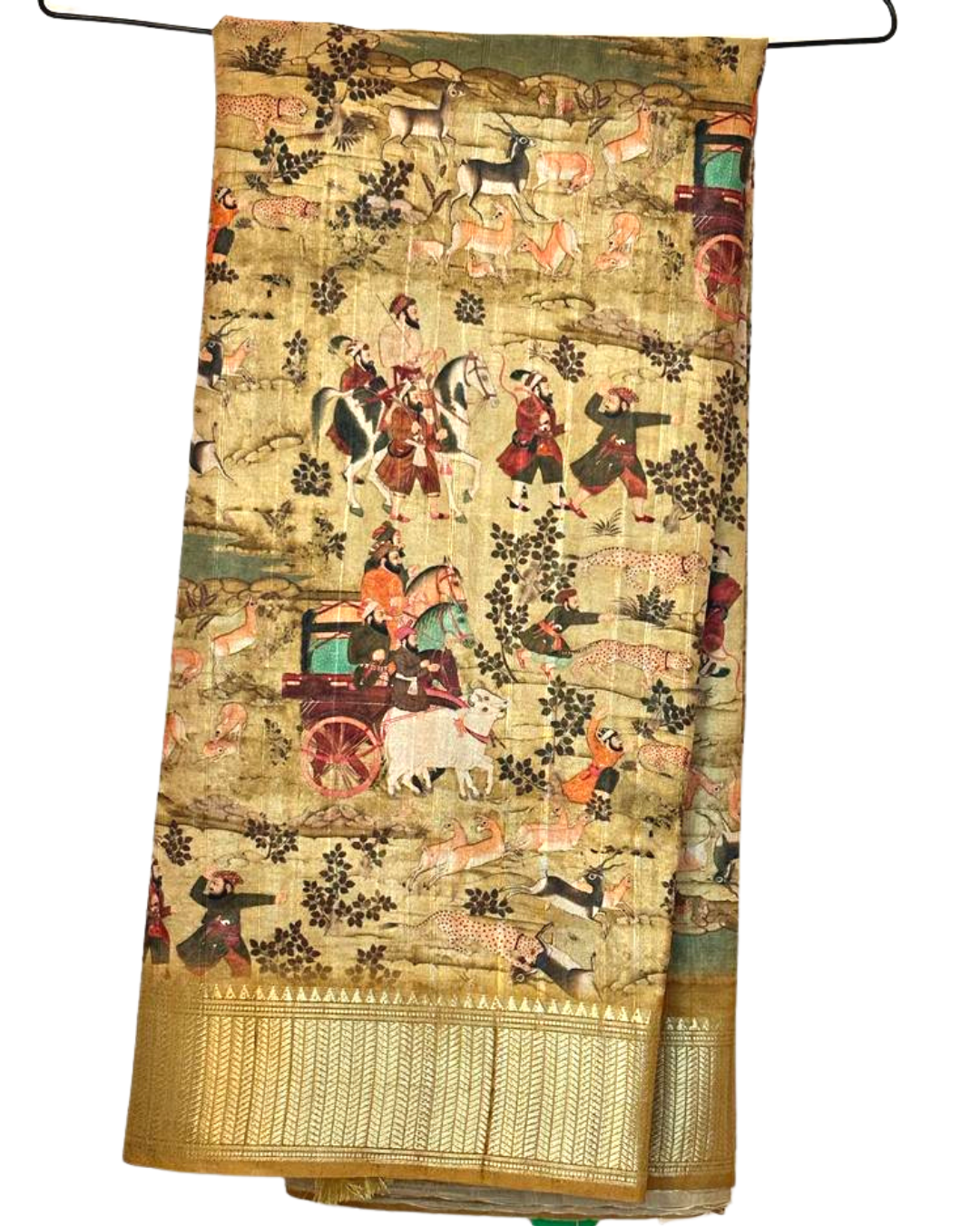 Katha cotton prited saree