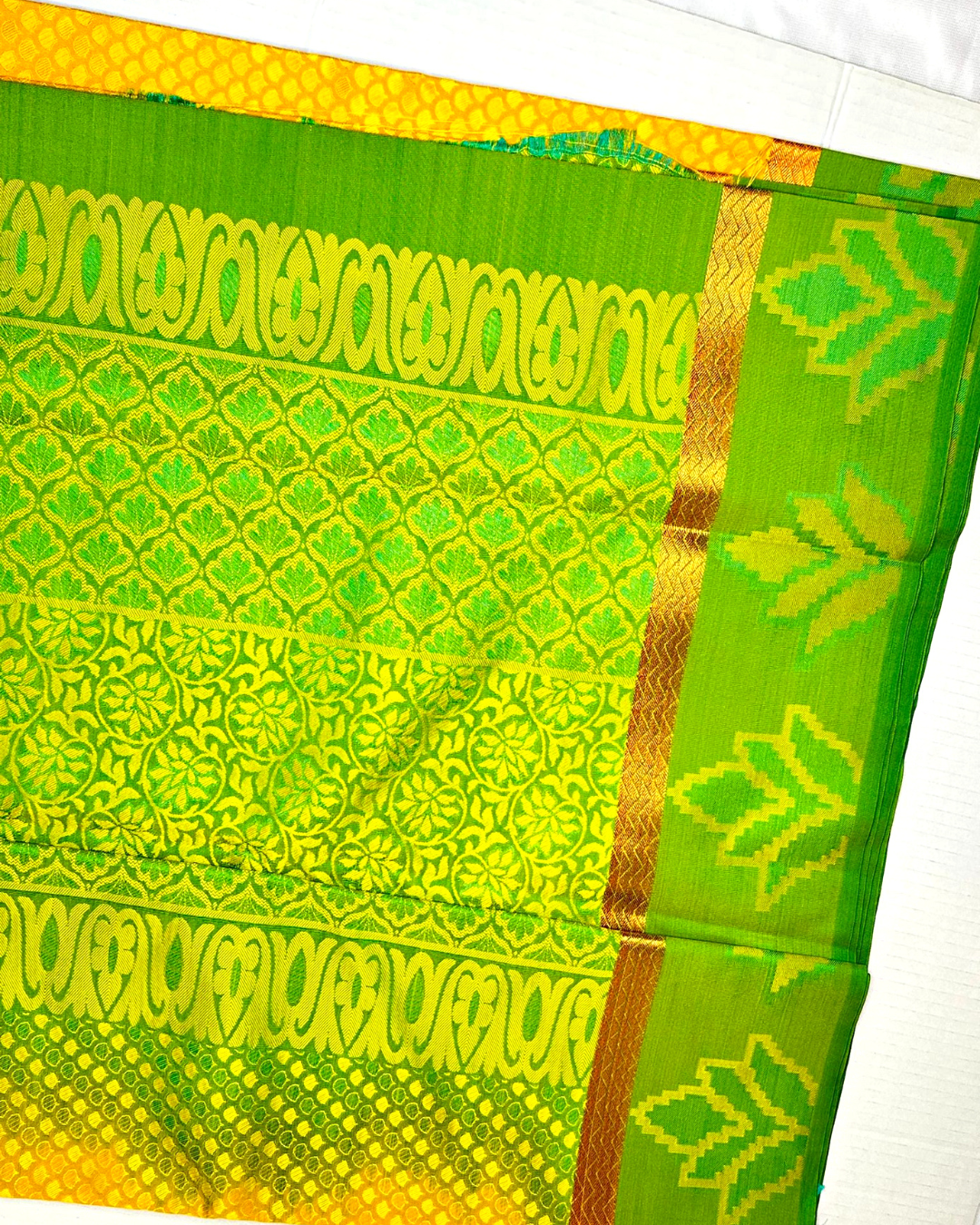 Semi-silk Kanchipuram saree