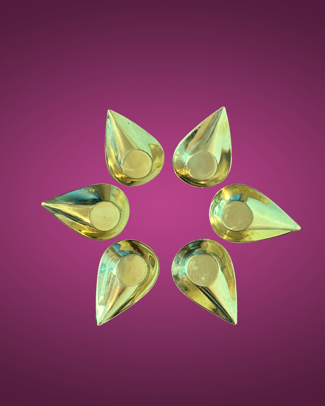 Brass Kubera Deepam set of 6