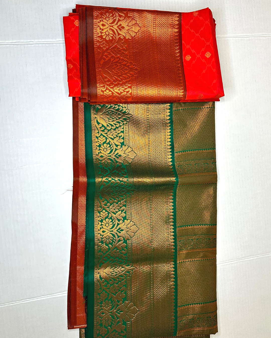 Semi-silk Kanchipuram saree