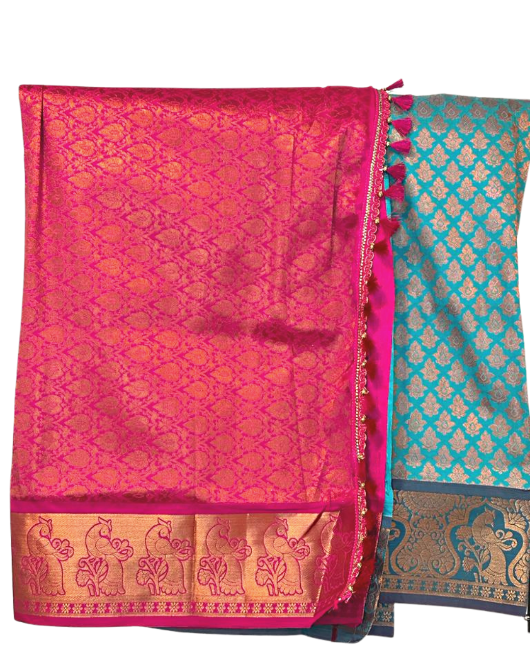 Art silk with tussles