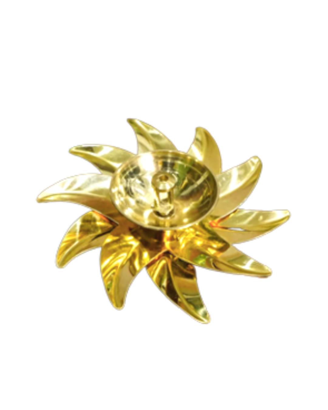 Brass diya