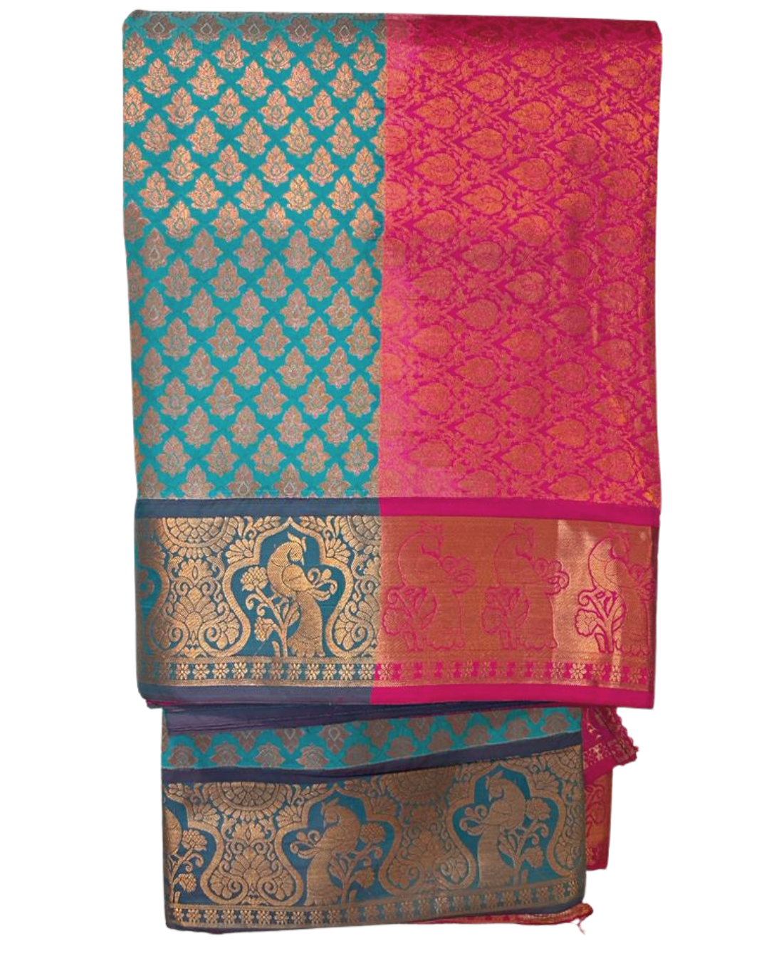 Art silk with tussles