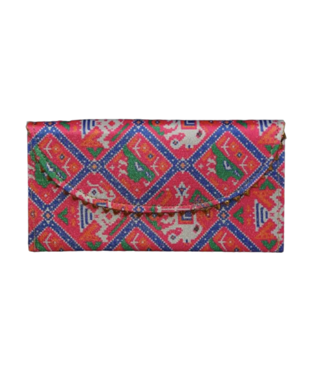 Patola printed fabric purse