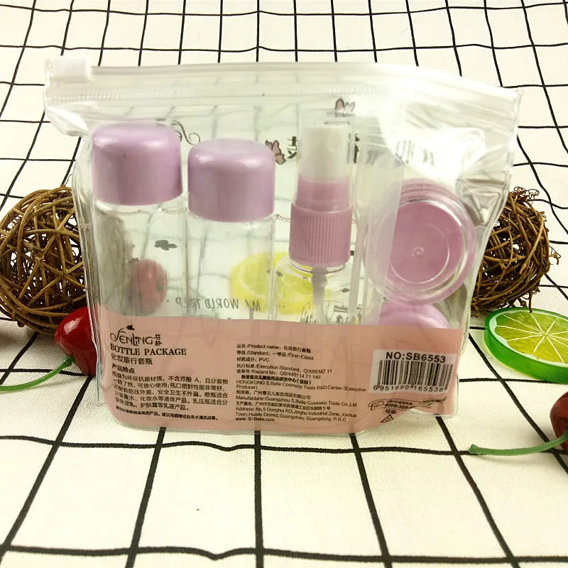 7pc/Set Travel Mini Makeup Travel Accessories