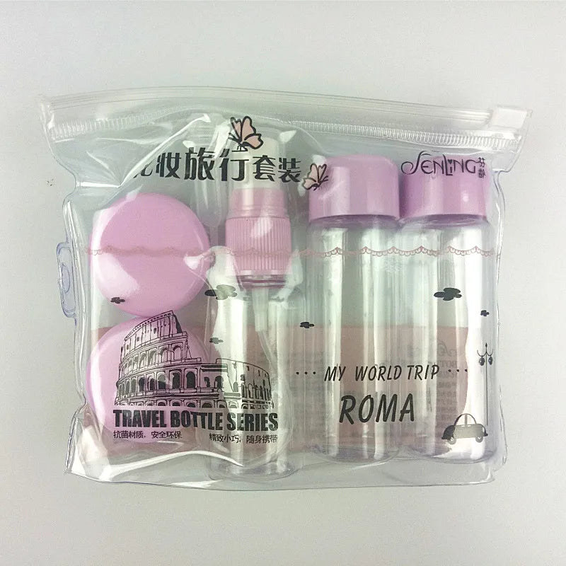 7pc/Set Travel Mini Makeup Travel Accessories