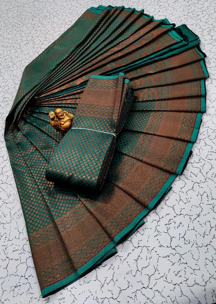 Green Bridal Samudhrika Saree