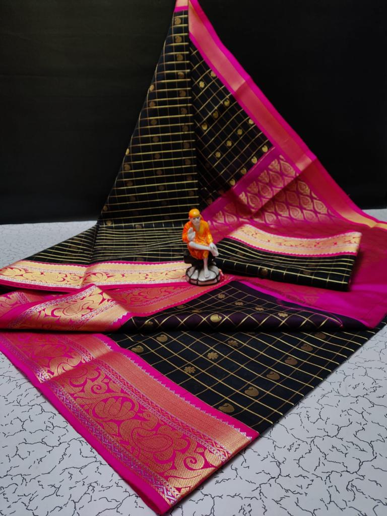 Uppada rich silk cotton korvai kottanji saree