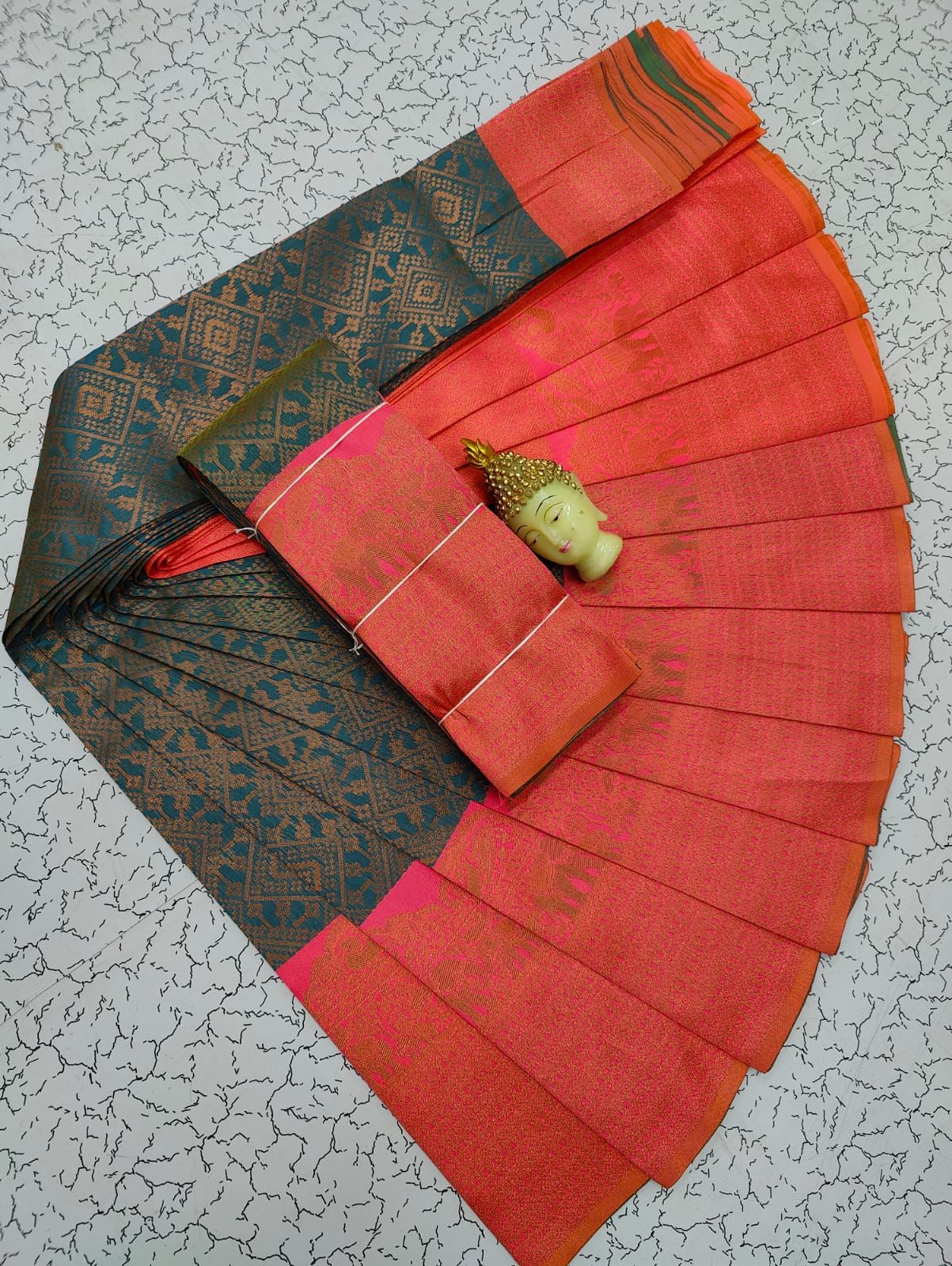 Kuber Elite bridal rapier fancy silk saree