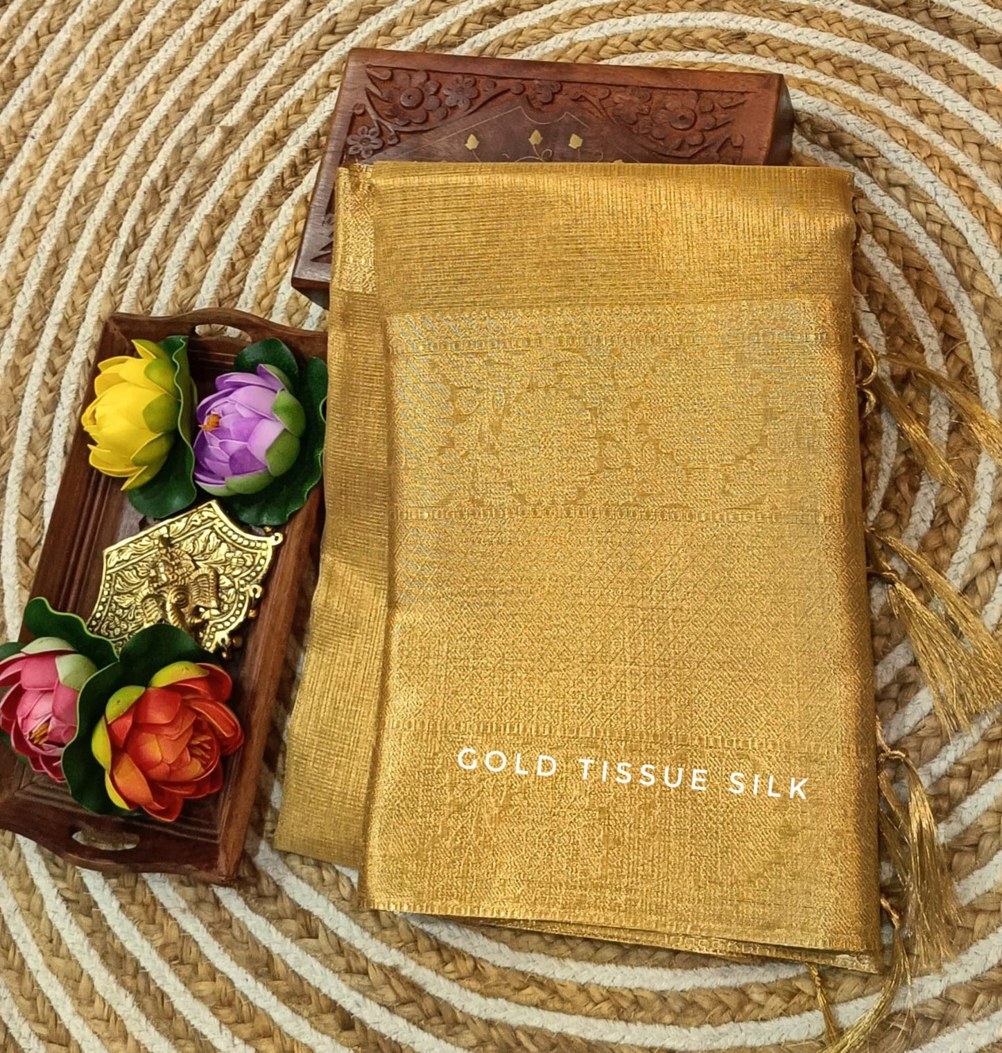 Gold Tissue Silk Saree