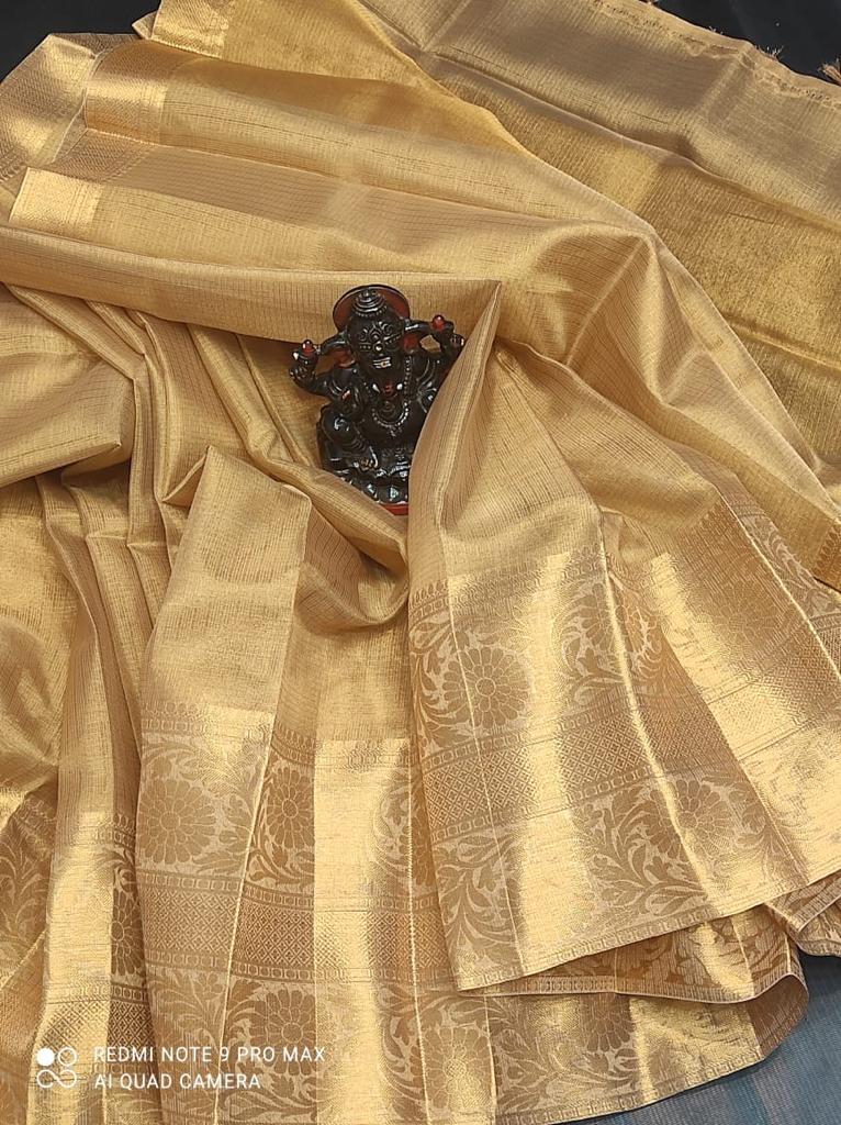 Gold Tissue Silk Saree