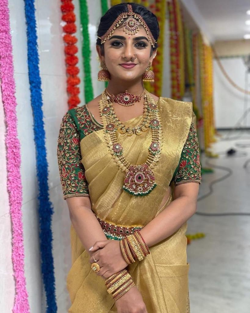 Gold Tissue Silk Saree