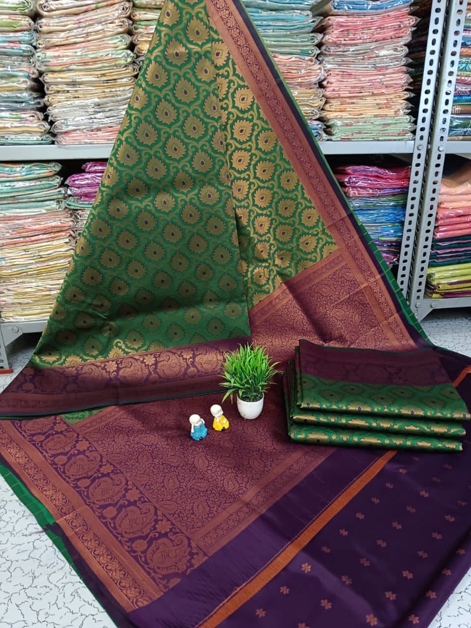 Kuber Elite Rapier Fancy Light Weight Silk Saree