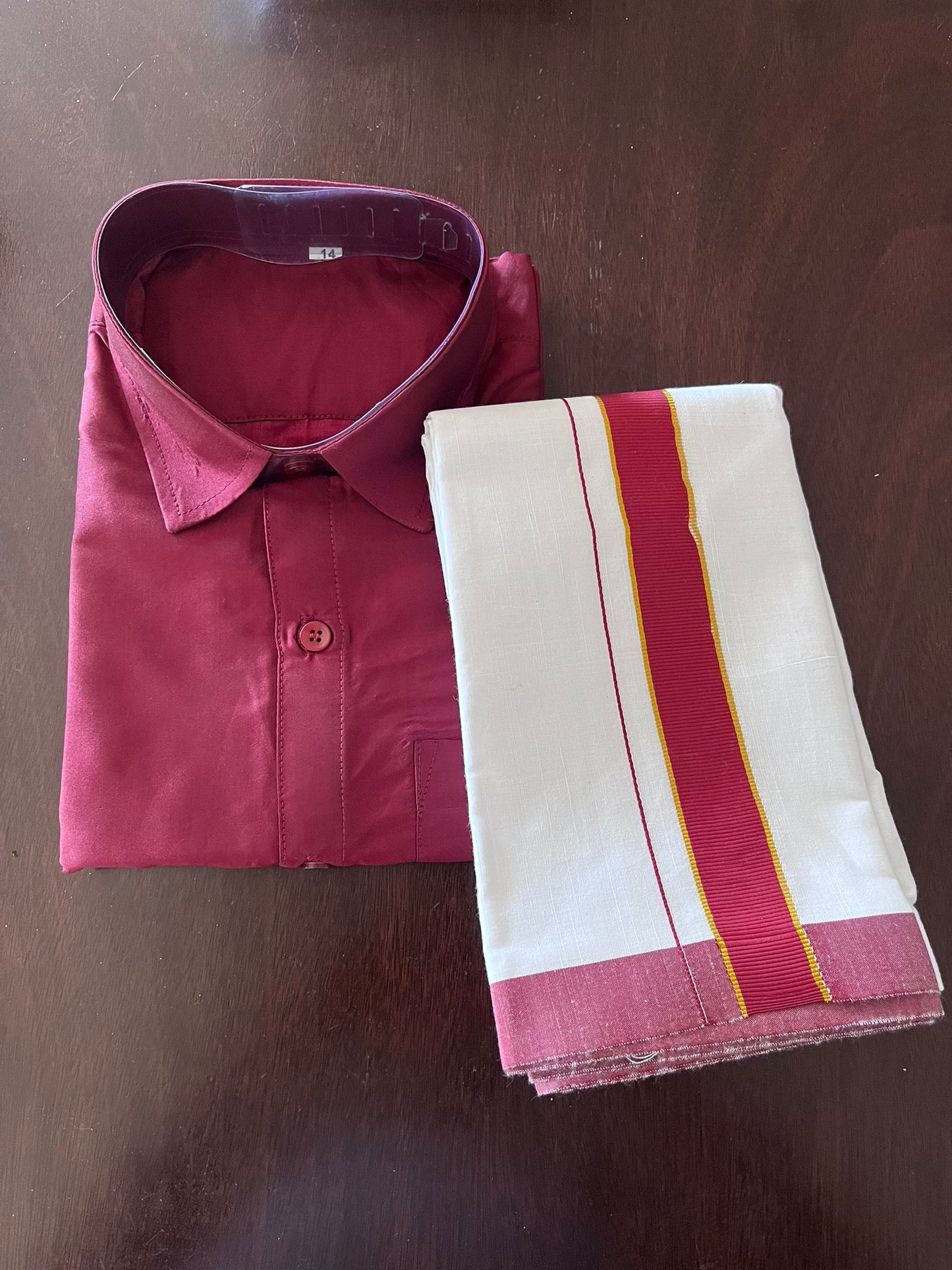 Boys Shirt-Dhoti set (13 yrs)
