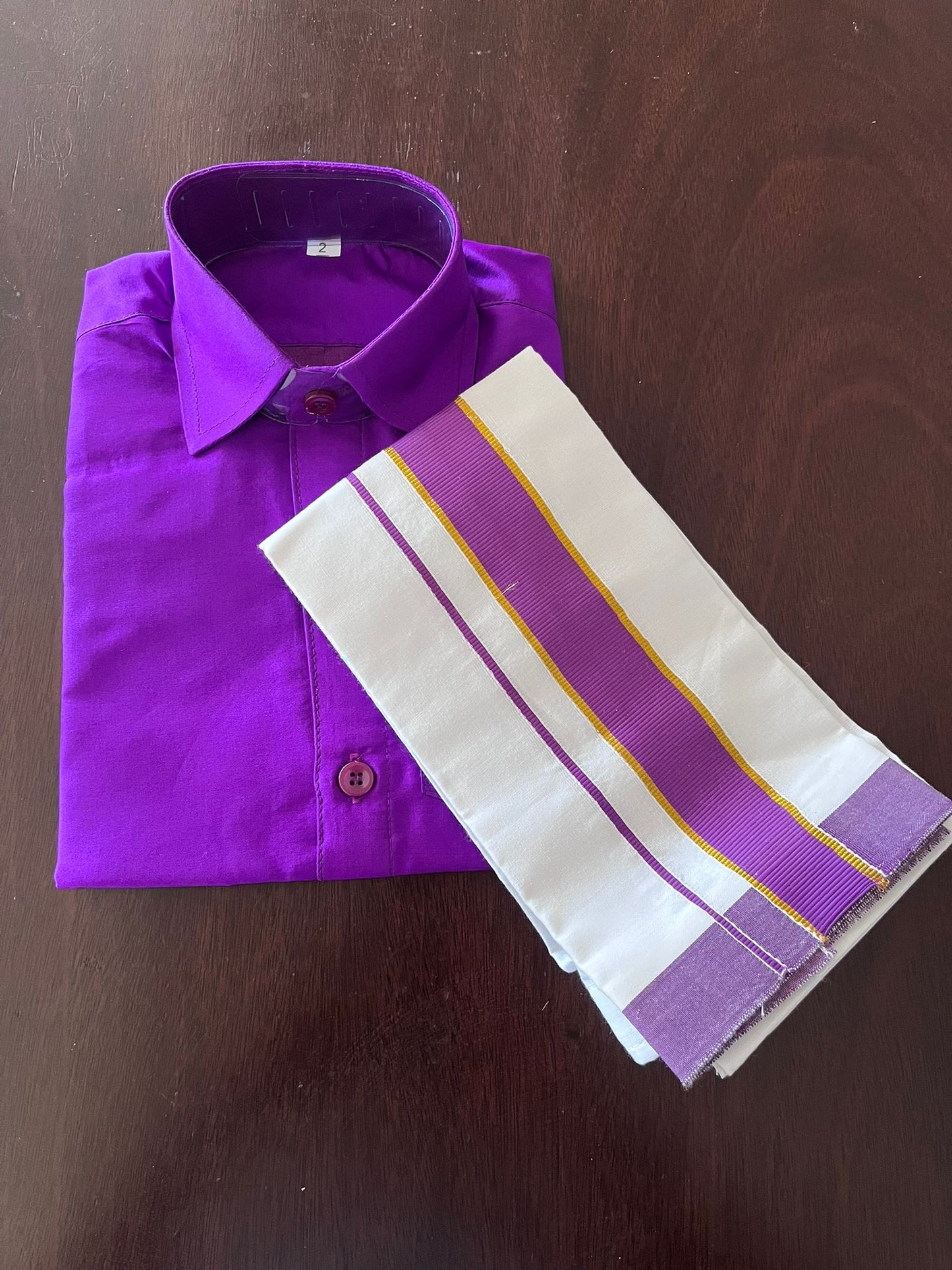 Kids Dhoti-Shirt set (2 yr)
