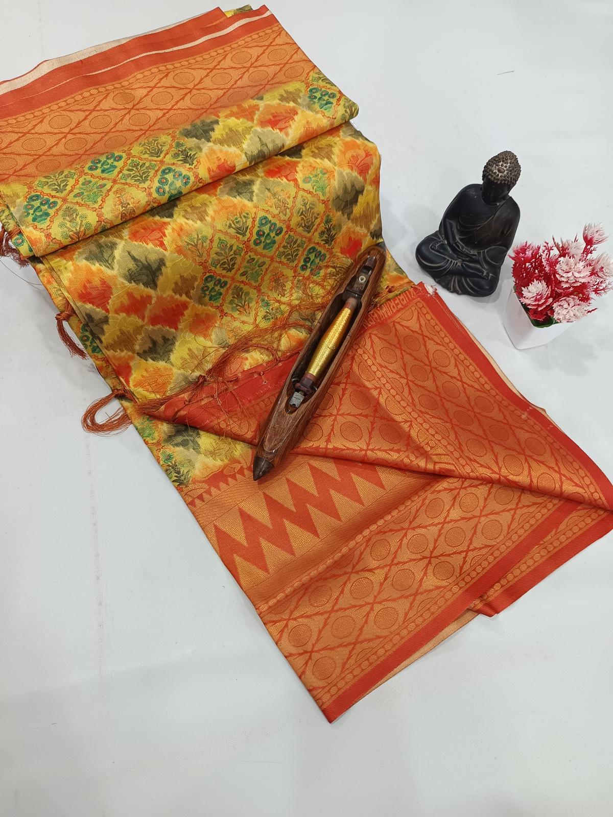 Digital Softy Silk Saree