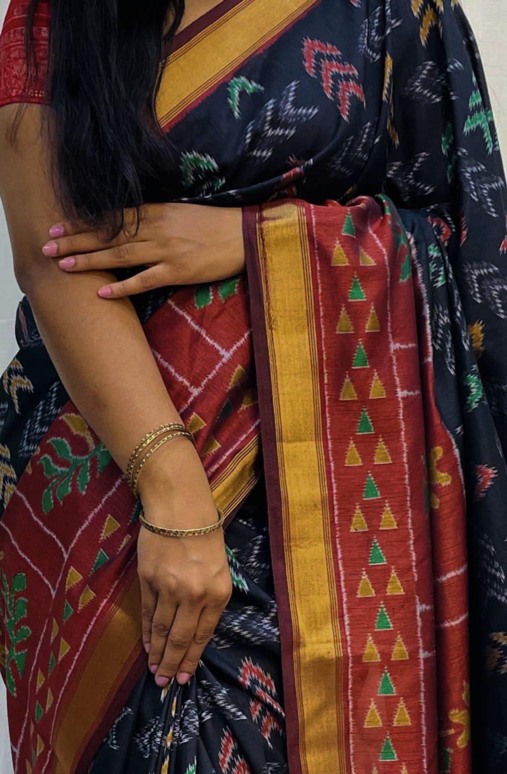 Pochampalli Cotton Silk Saree