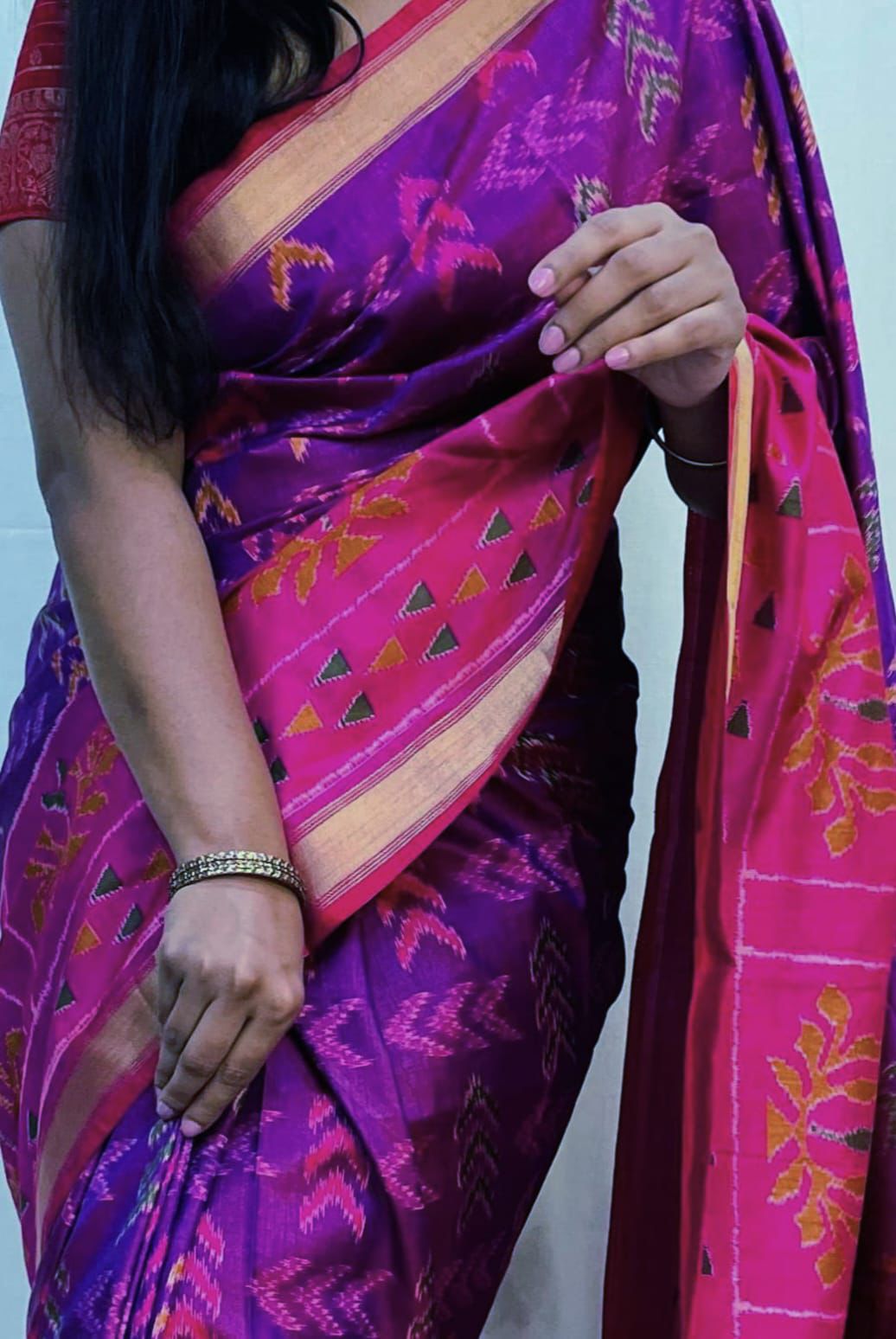 Pochampalli Cotton Silk Saree