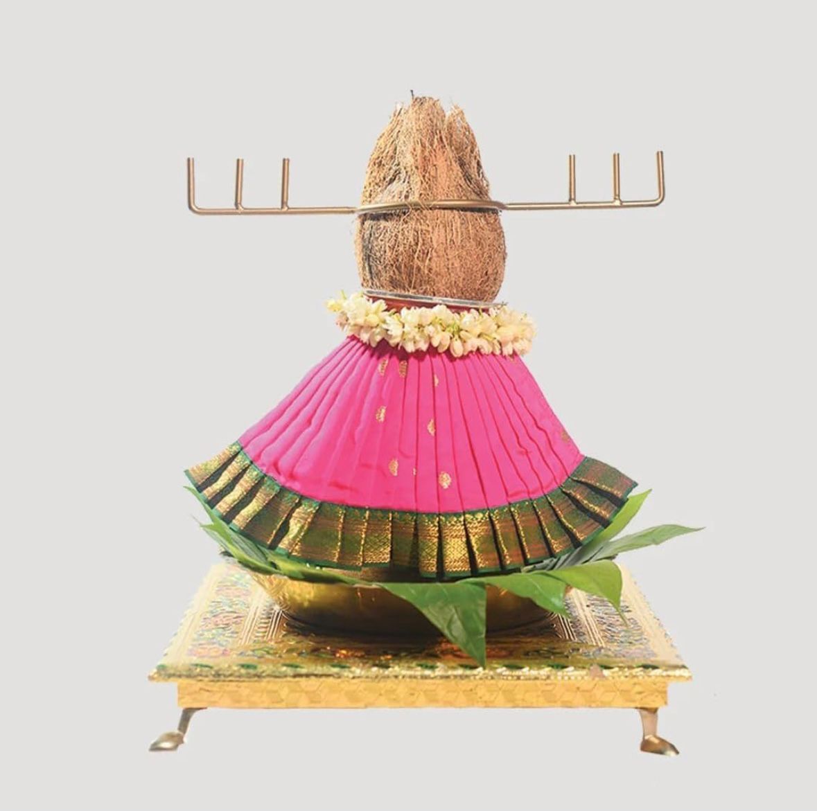 Varalakshmi pooja kalasam flower stand