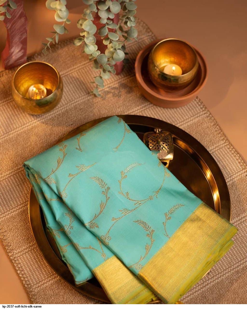 Soft Lichi Silk Saree