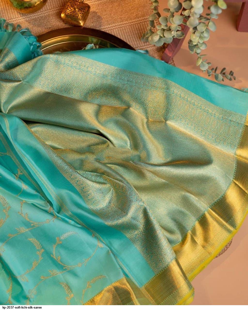 Soft Lichi Silk Saree