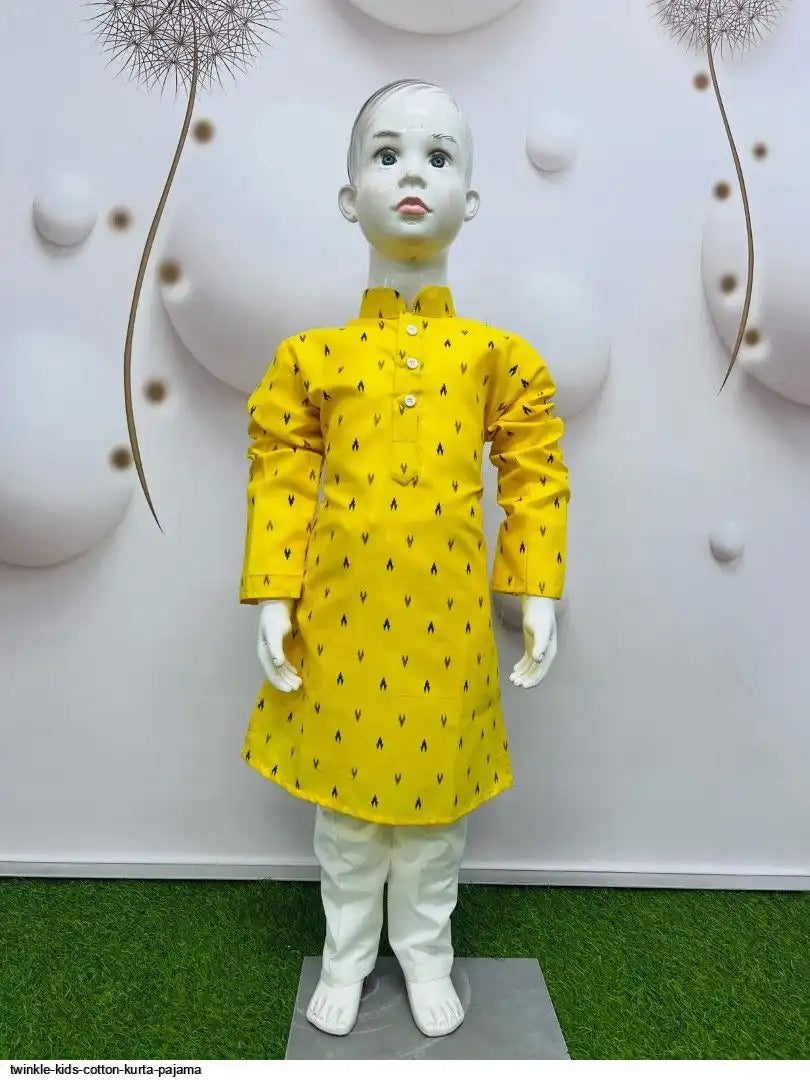 Kids Cotton Kurta Pyjama