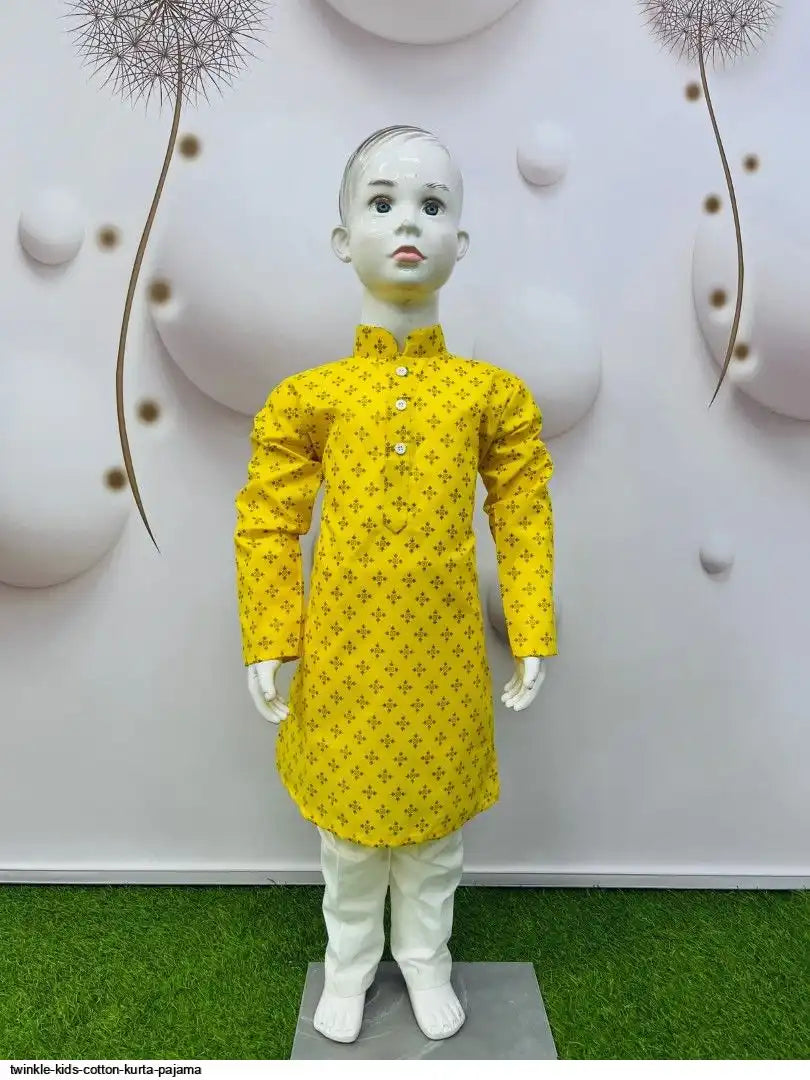 Kids Cotton Kurta Pyjama