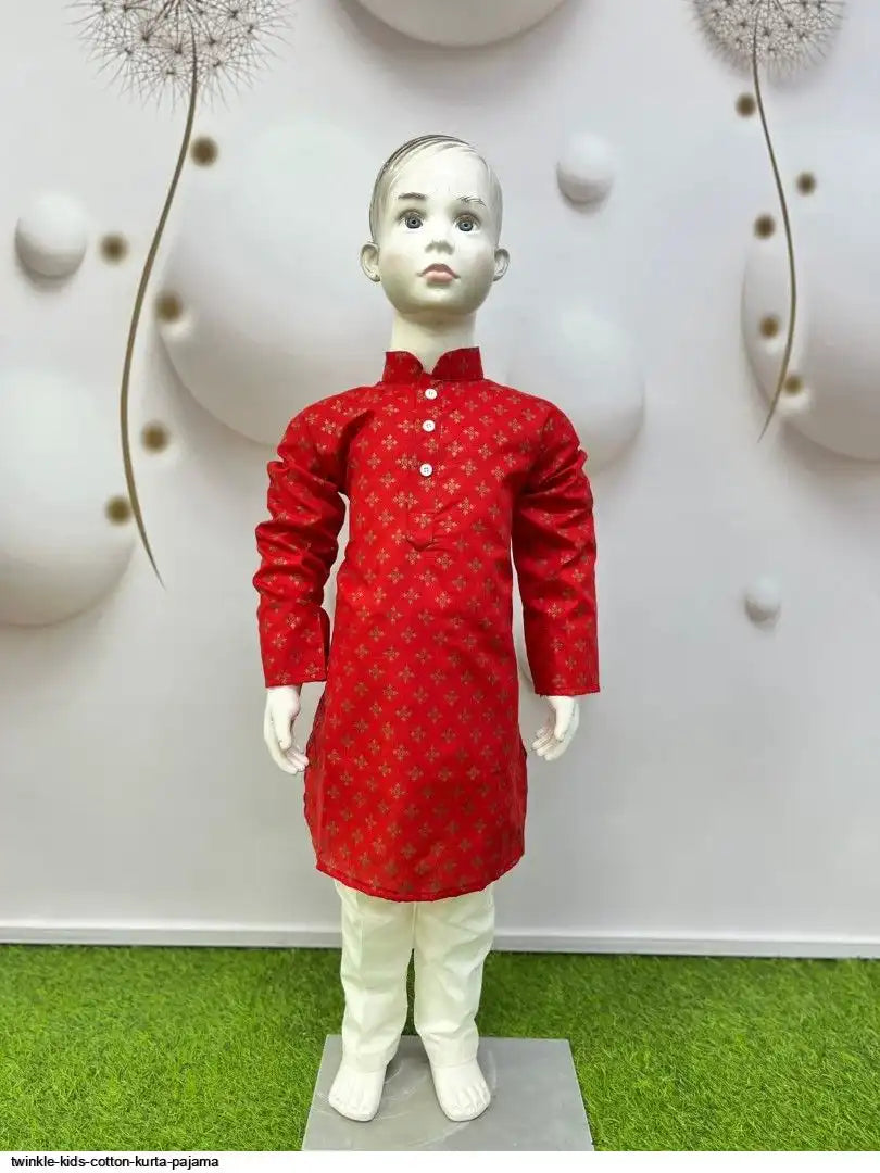 Kids Cotton Kurta Pyjama