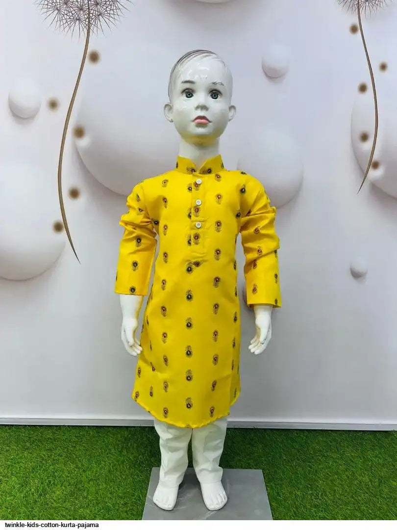 Kids Cotton Kurta Pyjama