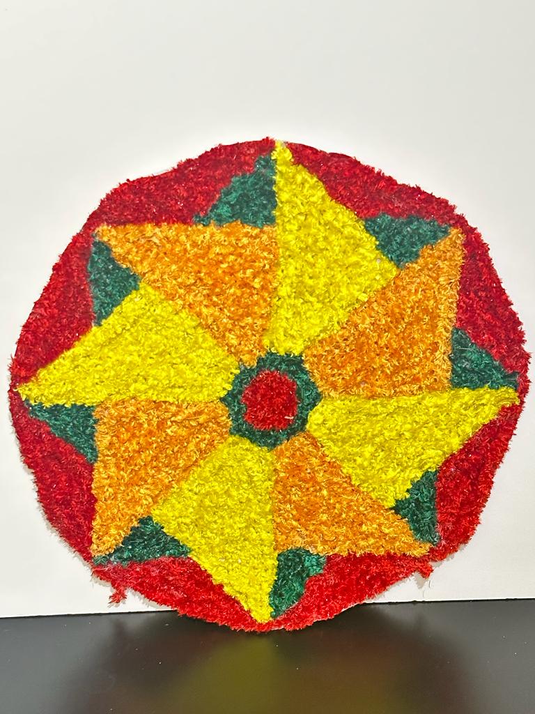 1 foot rangoli mat