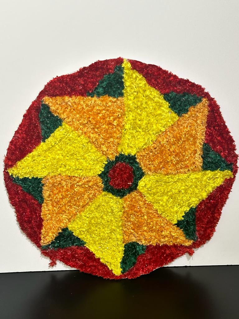 1 foot rangoli mat