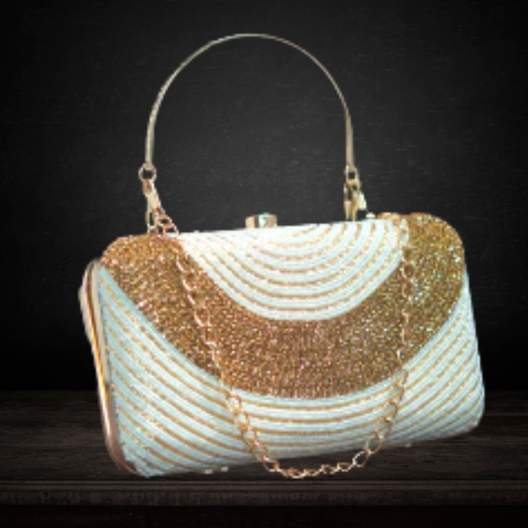 Full Shimmer Designer Sling Clutch