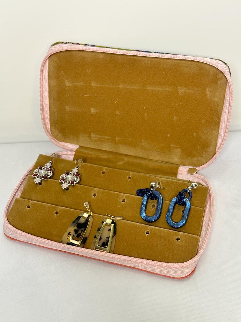Kalamkari Earrings Storage Case