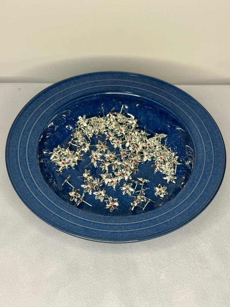108 silver parijata for pooja