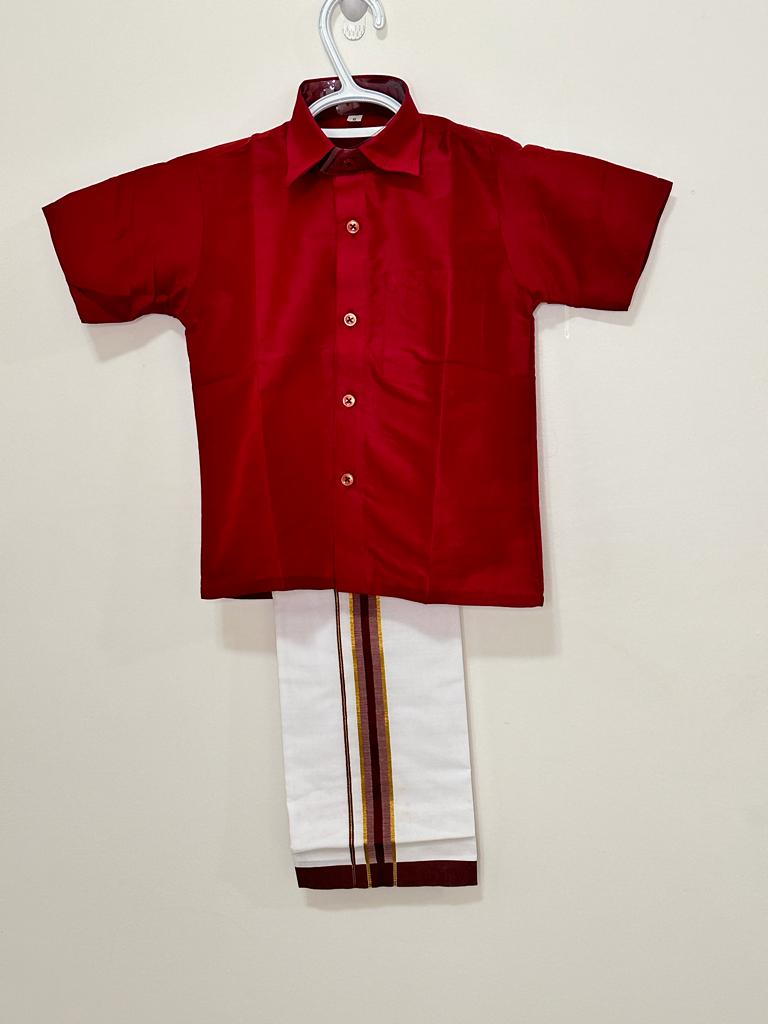 Kids Dhoti-Shirt set (6 yr)