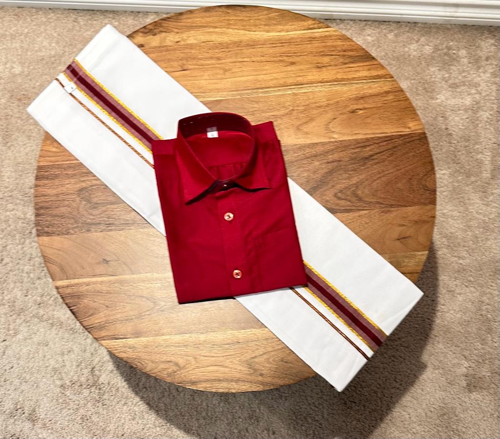 Kids Dhoti-Shirt set (6 yr)