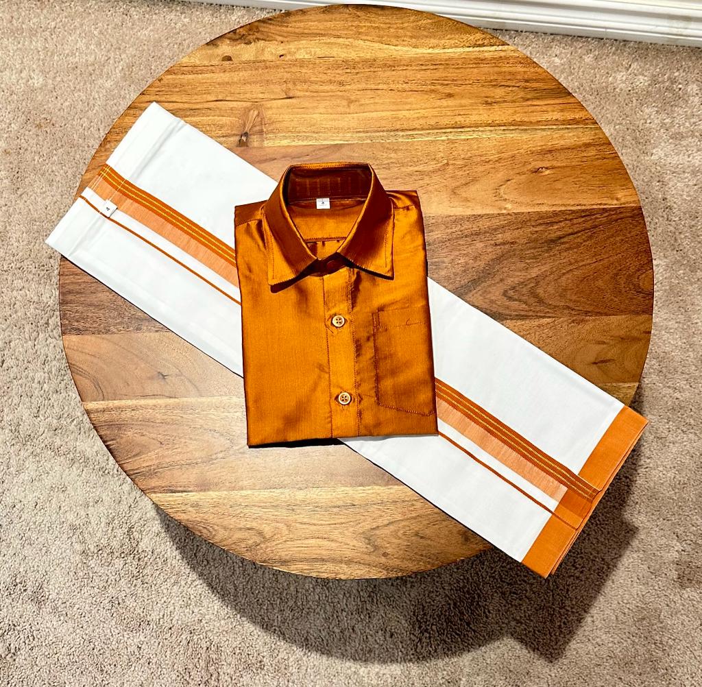 Boys Dhoti-Shirt set (4 yr)