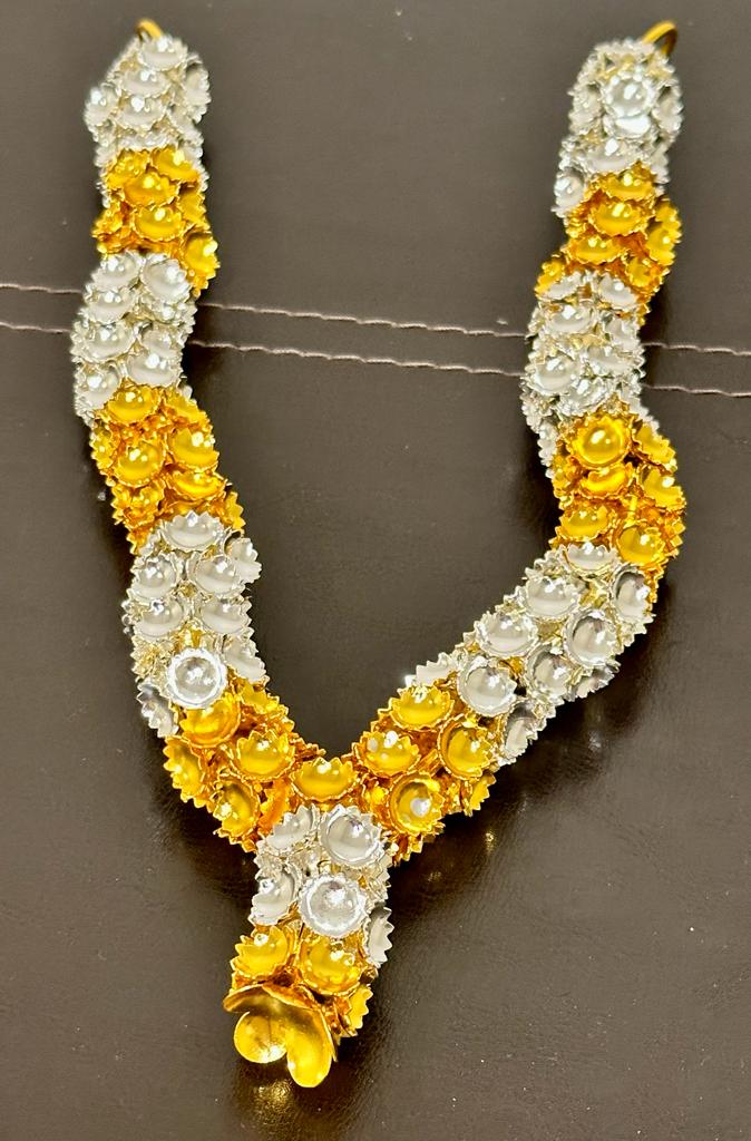 German Silver Gold and Silver garland (malai)