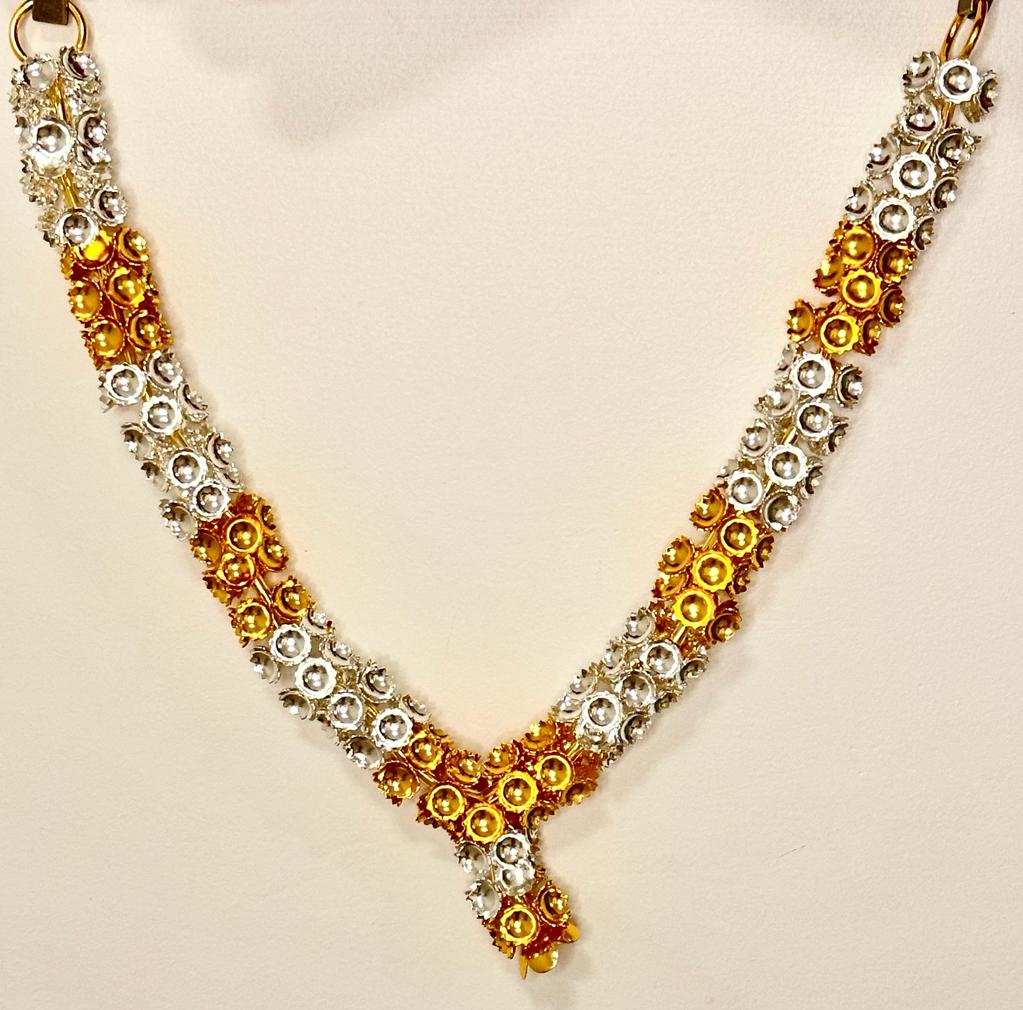 German Silver Gold and Silver garland (malai)