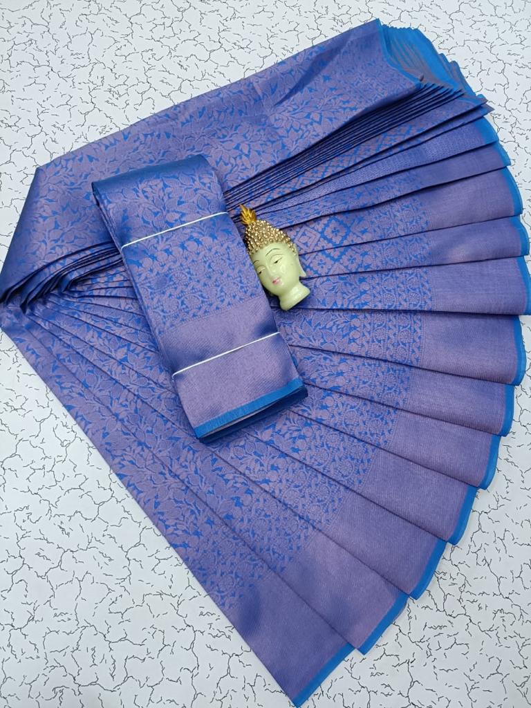 Kubera Elite bridal fancy silk saree_self border