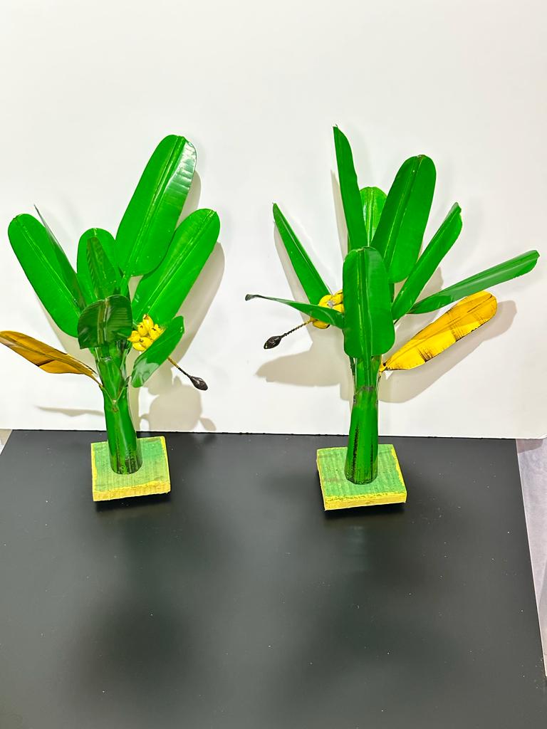 16" artificial banana plant (pair)