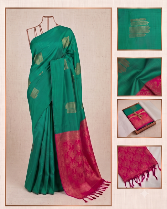 Borderless soft silk - green