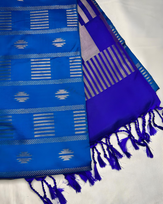 Digital soft silk saree