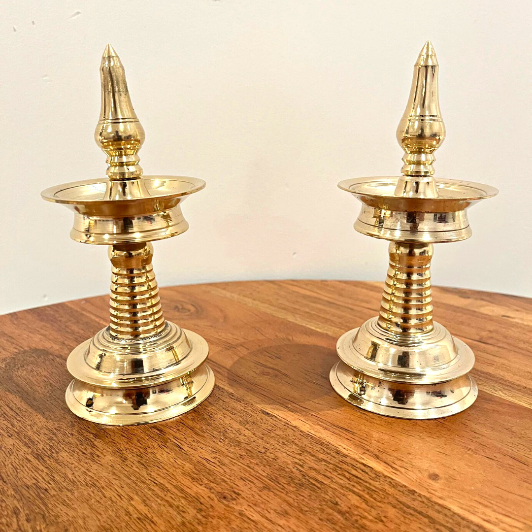 Brass Kerala Diya (lamp) - small