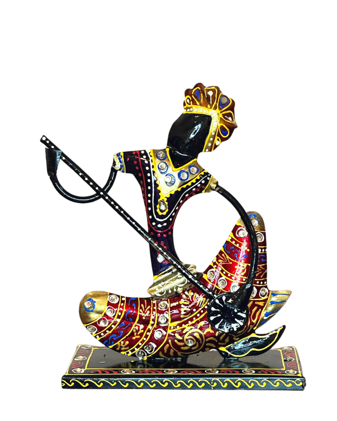 Metal Handpainted Musician Showpiece (set of 3)