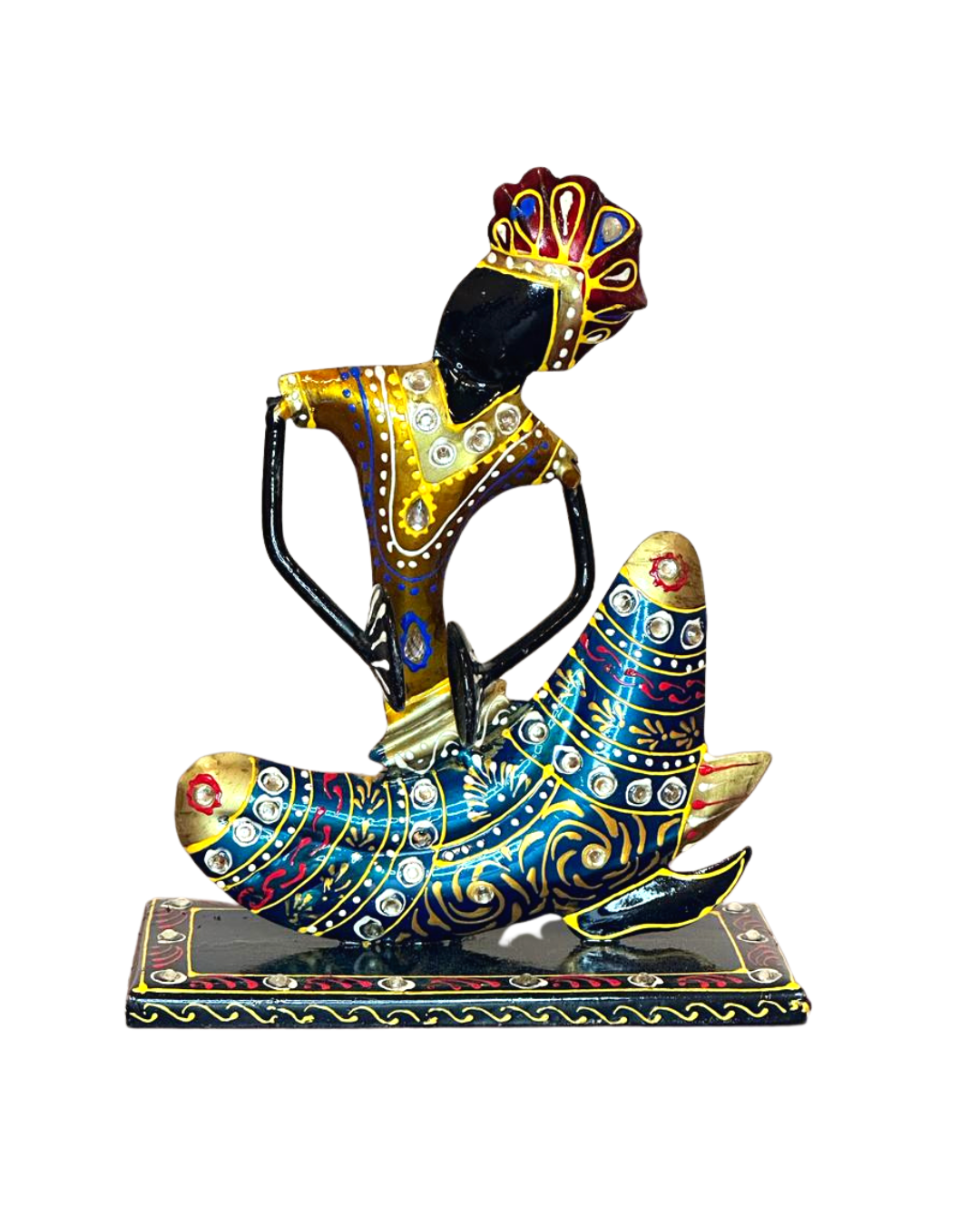 Metal Handpainted Musician Showpiece (set of 3)