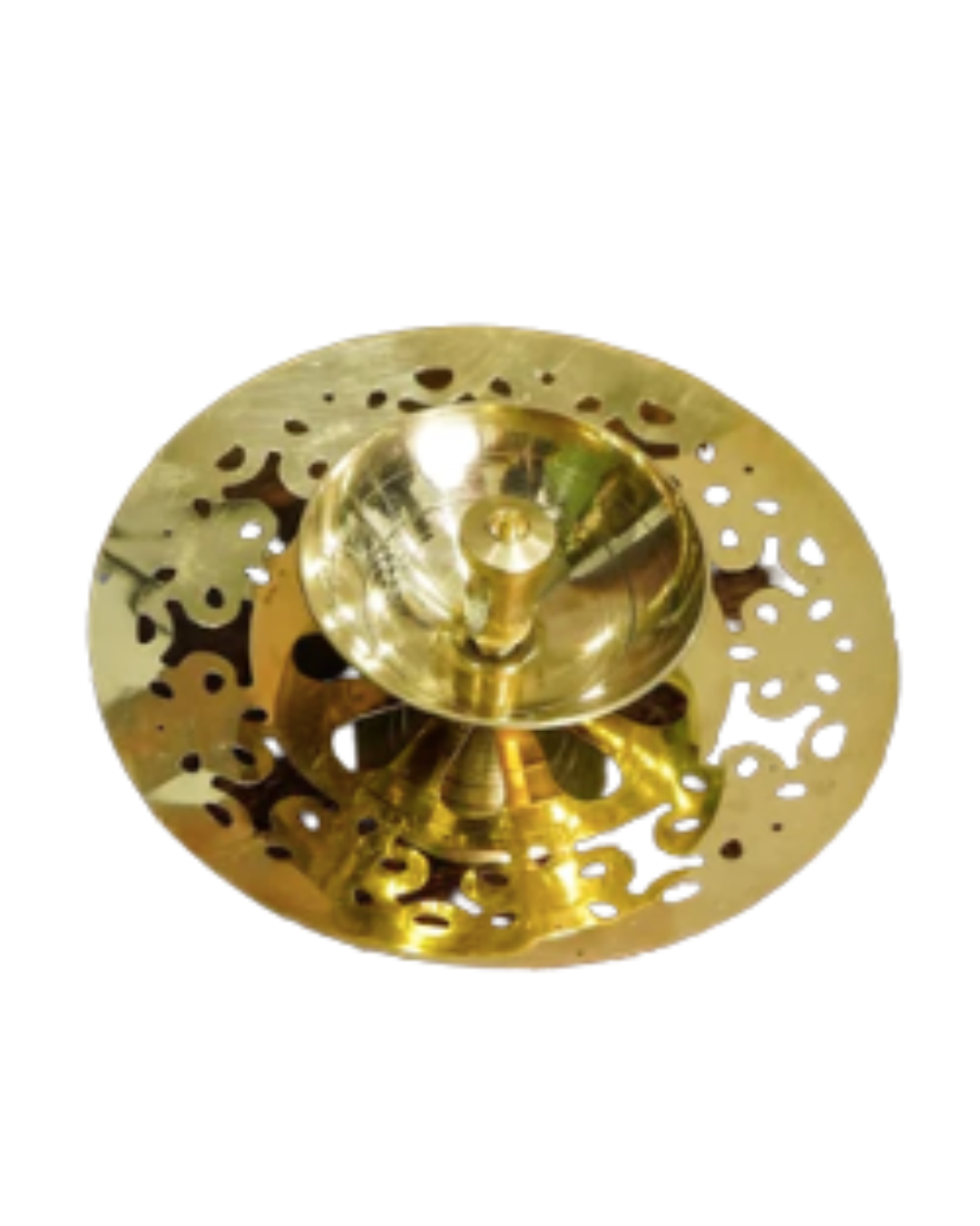 Brass diya