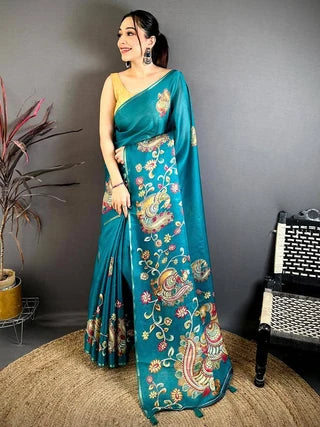 Kalamkari Kota Saree