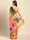 Pichwai Gadwal Pattu Kalmkari Digital Print Designer Saree